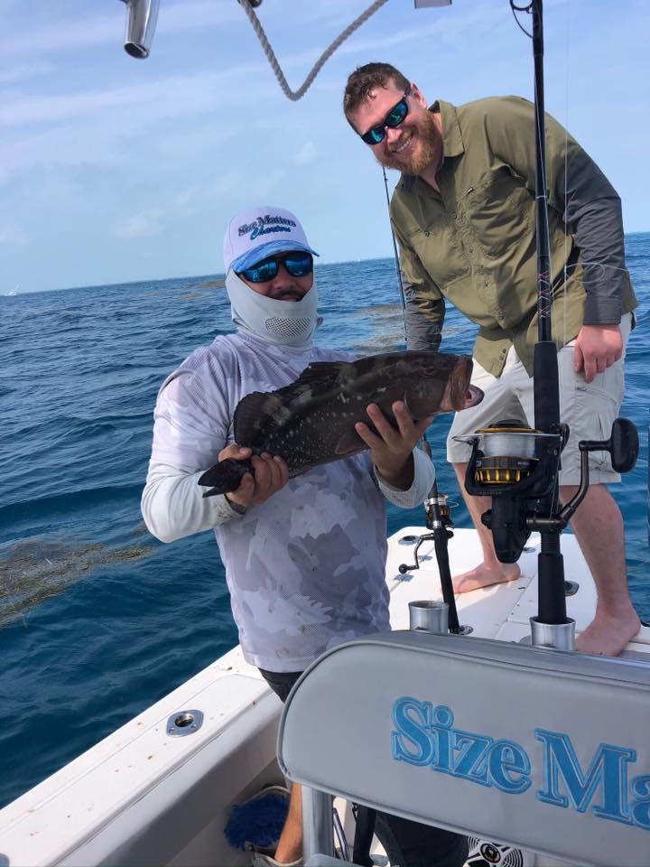 Fishing for Gag Grouper in Islamorada, FL